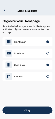 Organize your homepage favourites