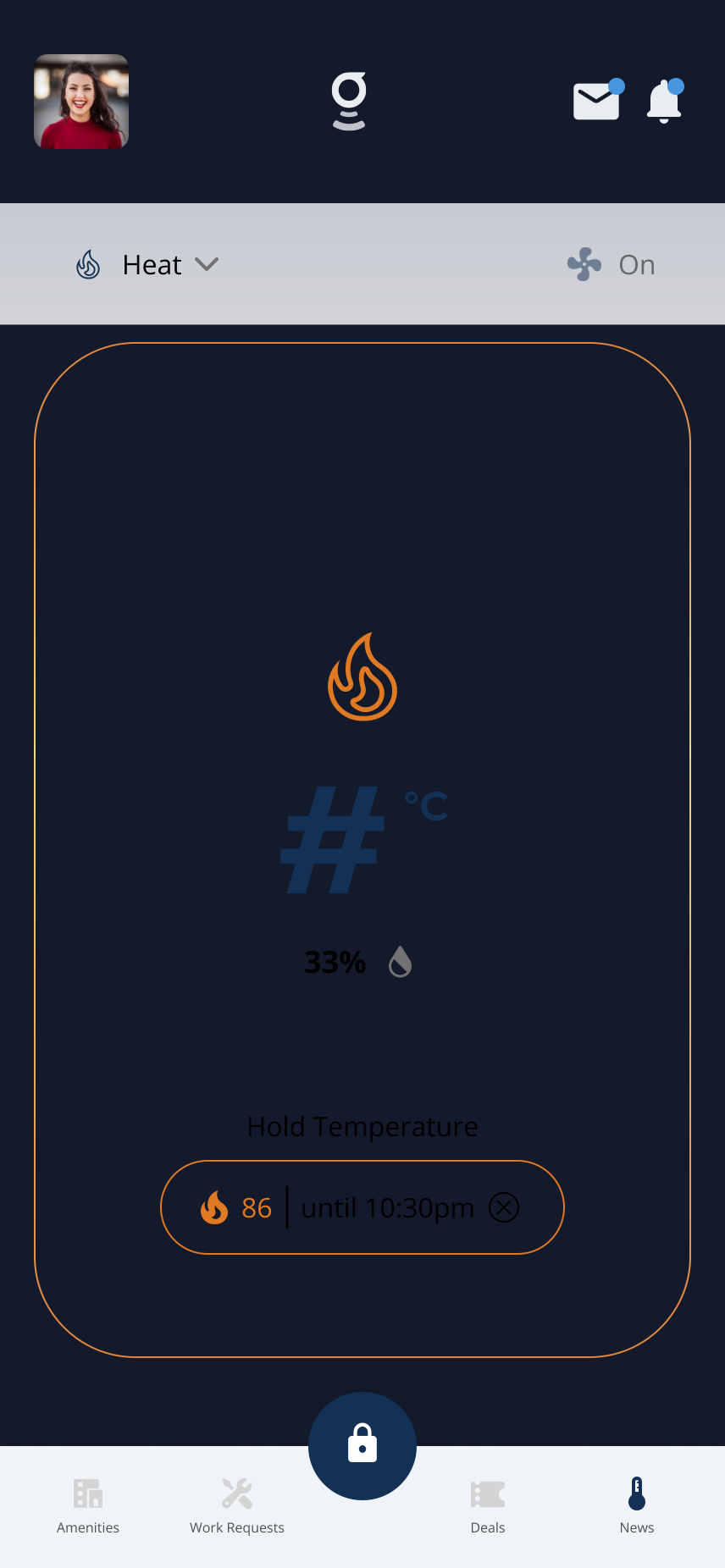 Temporary hold active