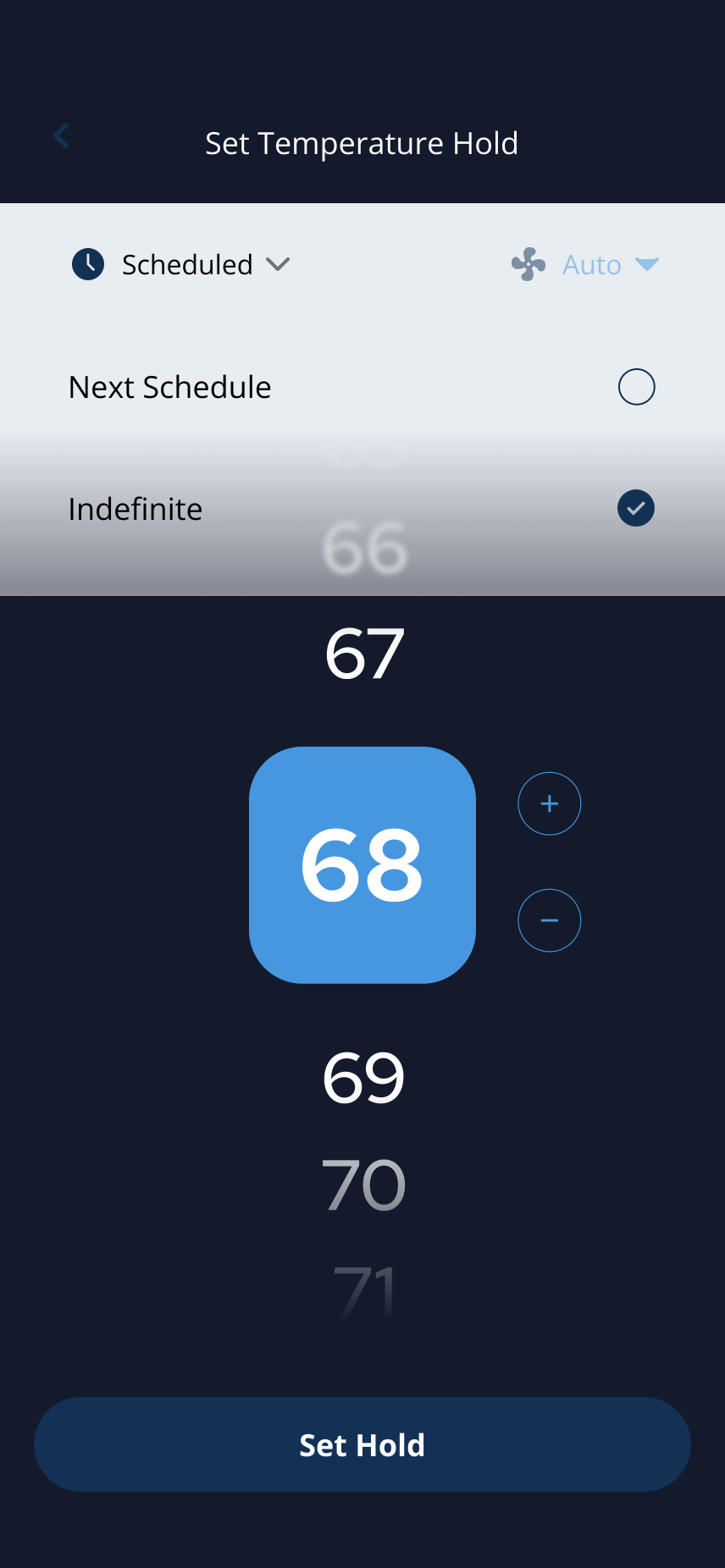 Indefinite selected
