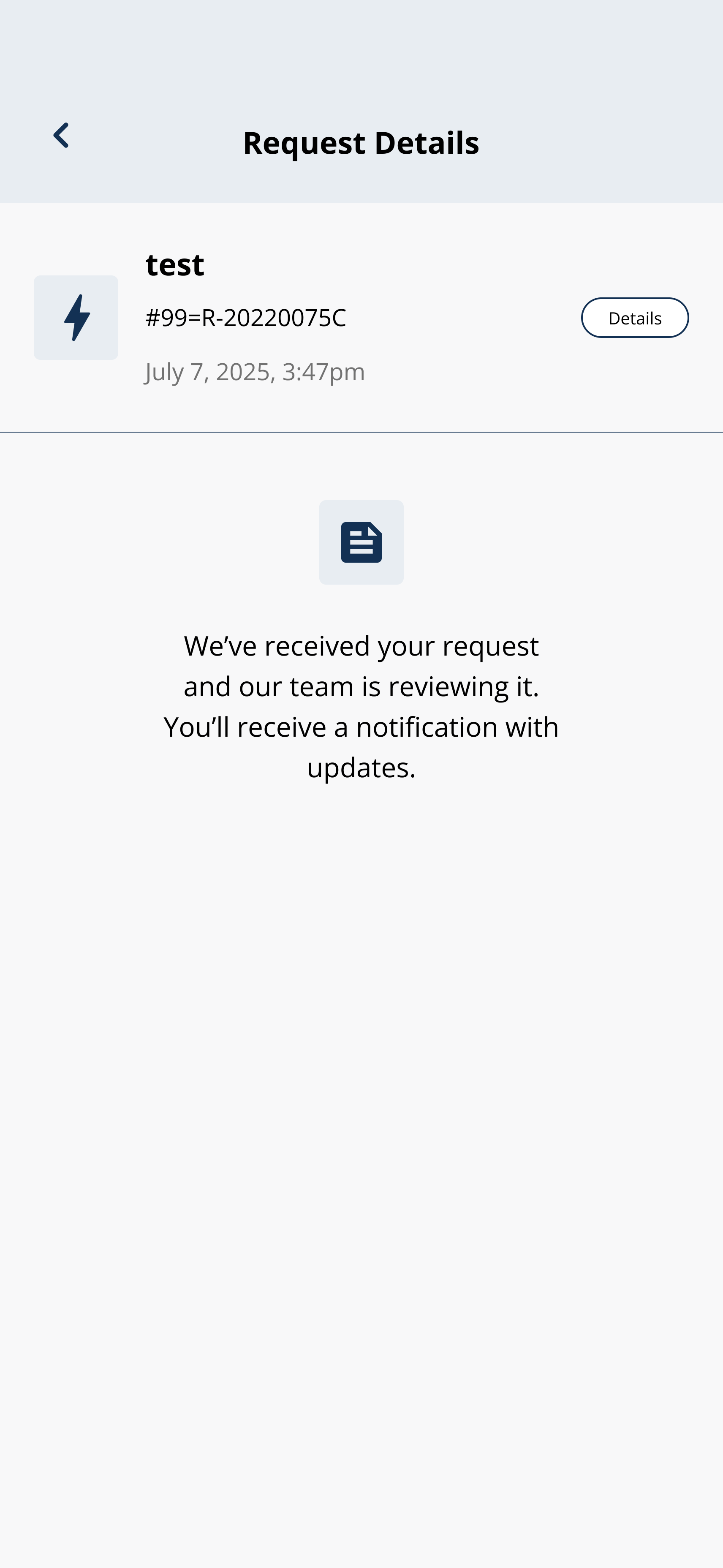 Reviewing message