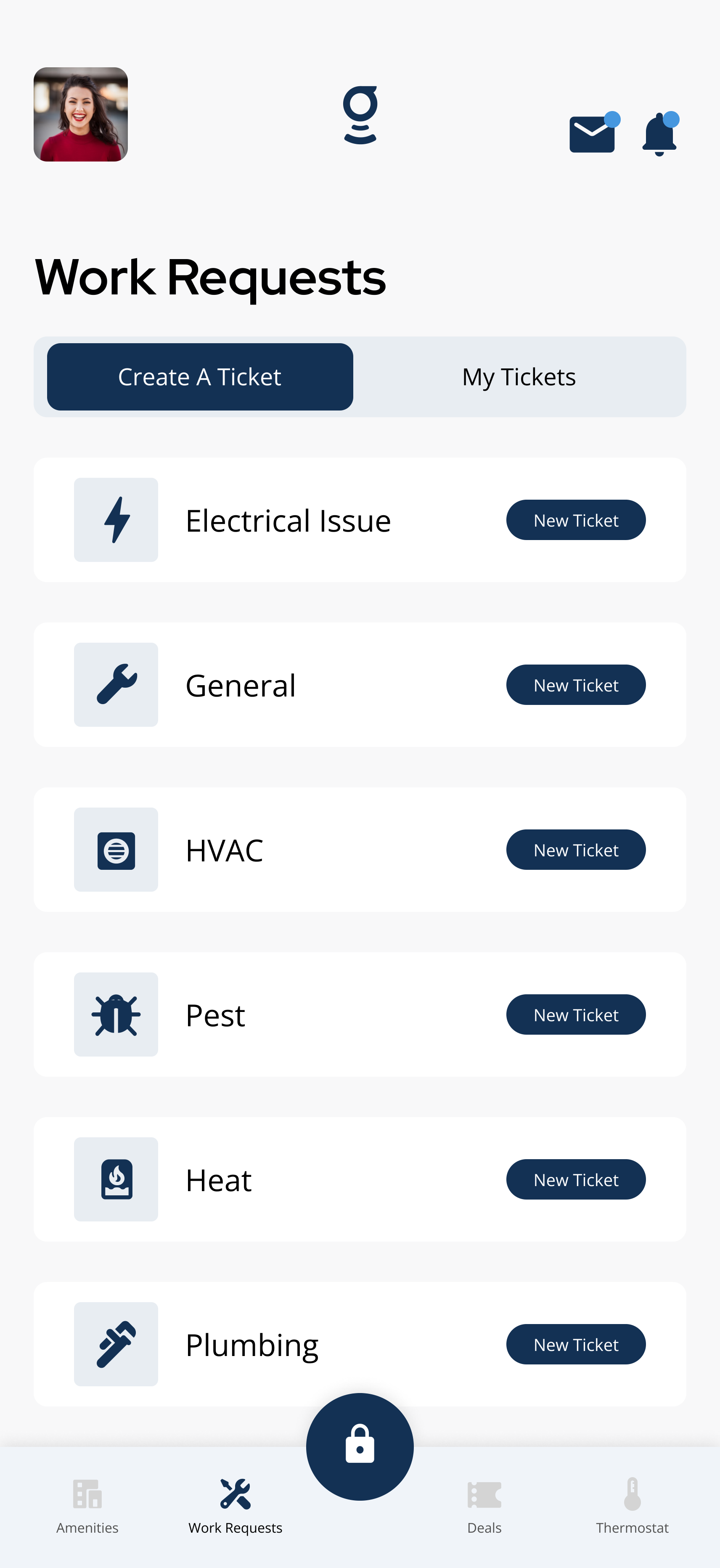 Request categories